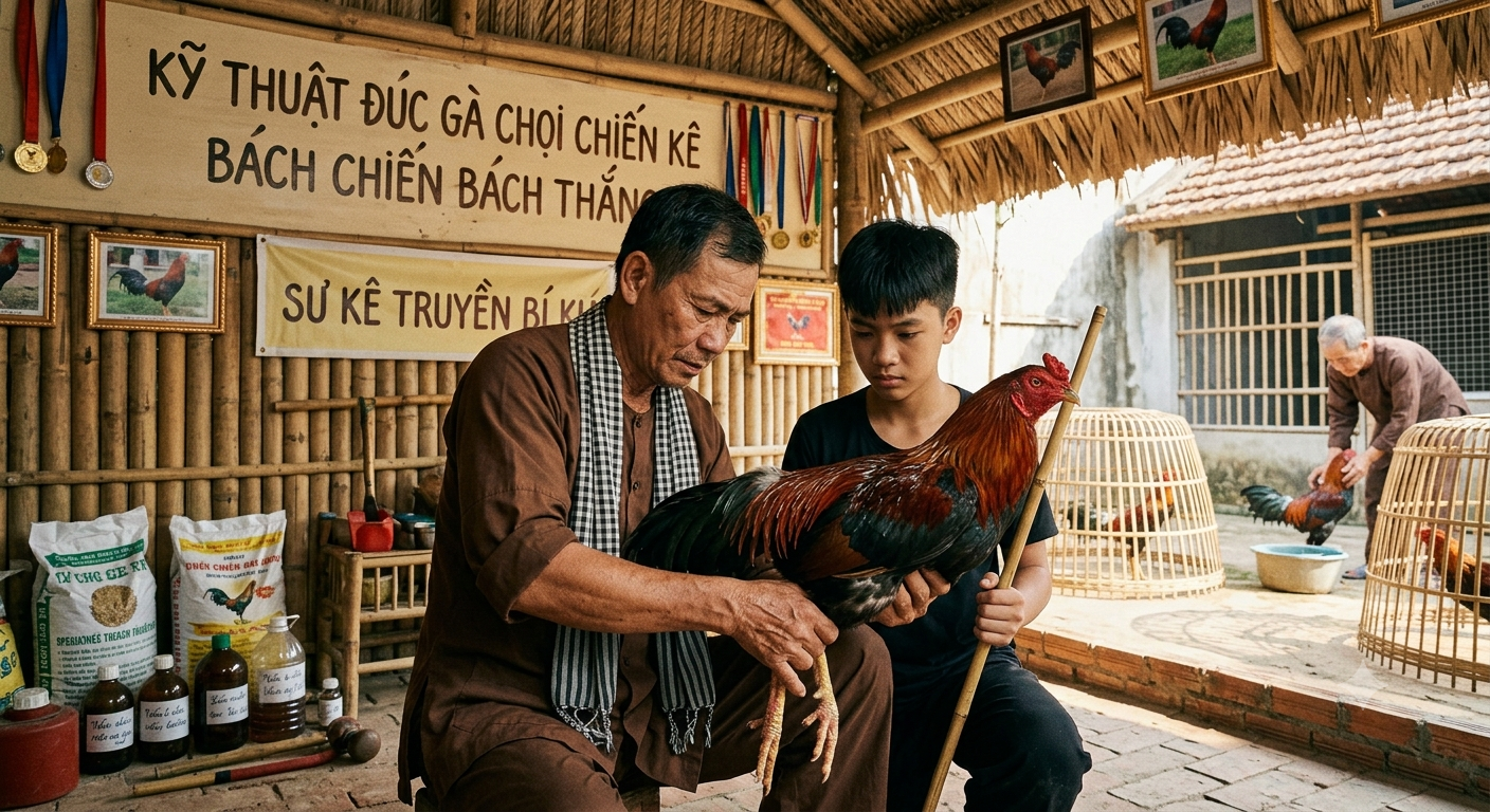 kỹ thuật đúc gà chọi
